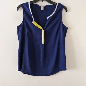 Banana Republic • Blue Sleeveless Blouse Small